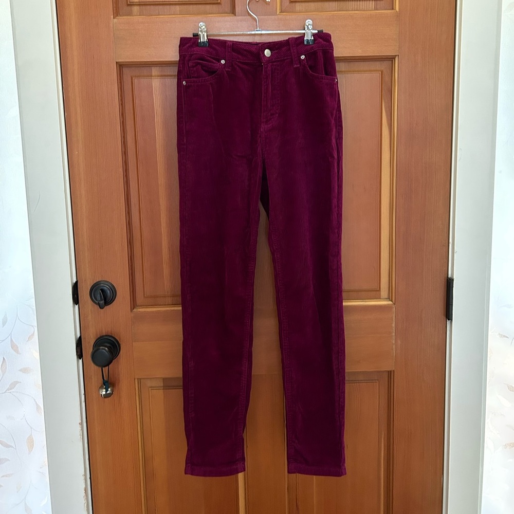 BDG Urban Outfitters Magenta Corduroy Tapered Pants Size 26